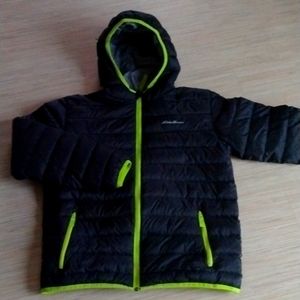 Eddie Bauer Reversible Lightweight Boys Down Jacket Size 12 Y